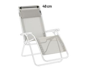 Kit De Rechange Fauteuil Relax Transat Jardin - Chaise Longue : 48 Cm - Rt/rclip - Batyline® Iso - Beige Seigle - Lafuma Mobilier
