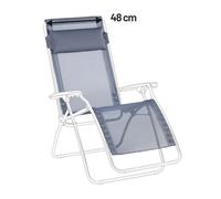 Kit De Rechange Fauteuil Relax Transat Jardin - Chaise Longue : 48 Cm - Rt/rclip - Batyline® Iso - Bleu Ocean - Lafuma Mobilier