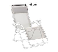 Kit De Rechange Fauteuil Relax Transat Jardin - Chaise Longue - 48cm - Rsx/futura - Batyline® Iso - Beige Seigle - Lafuma Mobilier