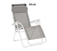Kit De Rechange Fauteuil Relax Transat Jardin - Chaise Longue - 48cm - Rsx/futura - Batyline® Iso - Gris Terre - Lafuma Mobilier