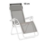 Kit De Rechange Fauteuil Relax Transat Jardin - Chaise Longue - 48cm - Rsx/futura - Batyline® Iso - Marron Terre - Lafuma Mobilier
