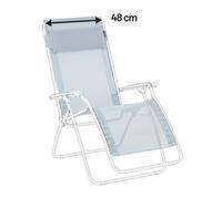 Kit De Rechange Fauteuil Relax Transat Jardin - Chaise Longue - 48cm - Rt/rclip - Batyline® Iso - Bleu Ciel - Lafuma Mobilier