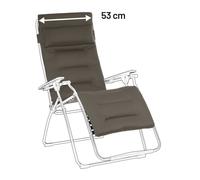 Kit De Rechange Fauteuil Relax Transat Jardin - Chaise Longue Xl - 53cm - Rsx Xl/futura Xl - Aircomfort® - Marron Taupe - Lafuma Mobilier