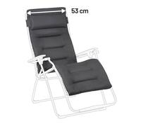 Kit De Rechange Fauteuil Relax Transat Jardin - Chaise Longue Xl - 53cm - Rsx Xl/futura Xl - Becomfort® - Gris Dark Grey - Lafuma Mobilier