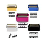 Kit De Rechange For Lames Et Grilles De Rasage, Compatible Avec Le Rasoir Sans Fil À Double Grille Métallique BaByliss PRO Barberology FXFS2(PINK)
