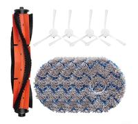 Kit de rechange pour aspirateur - Brosse principale - Brosses latérales - Ensemble d'accessoires pour IMOU RV2 pour Eufy pour aspirateur robot Omni C20 pour nettoyage en profondeur des sols et des