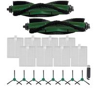 Kit de rechange pour aspirateur iRobot/Roomba 105, pour modèles Combo Essential et Vac-2, brosse principale, brosses latérales, filtres (B)