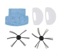 Kit de rechange pour aspirateur Robot W90 W95 W96 comprenant 2 brosses latérales, 2 chiffons et un filtre pour un entretien complet