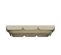 Kit De Rechange Pour Balancelle 3 Places Avec Toit 142x120 195x125 150x50 Toile Imperméable Anti-UV, Auvent Pour Balançoire Jardin Double, Protection Solaire Pour Porche(Beige,164x114x15cm)