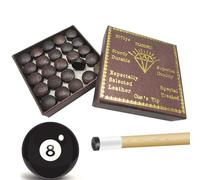 Kit de rechange pour bâtons de piscine - Kit de réparation pour débutant - Soft Shot Billard Tip - Avec boîte de colle et de rangement - Conseils de rechange pour joueurs de piscine professionnels