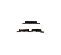 Kit de rechange pour boutons compatibles avec OPPO A74 4G CHP2219 Touches extérieures latérales avec bouton d'allumage power on off + bouton contrôle volume side keys (Noir)