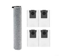 Kit de rechange pour Dreame for x50 for Pro for Aqua 10 Ultra avec brosse rouleau haute densité et 4 sacs à poussière - Accessoires réutilisables en microfibre pour le nettoyage de la maison