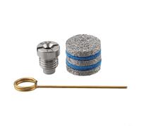 Kit de rechange pour lance à mousse neige avec embout orifice de 0,1 mm, générateur de mousse haute pression en acier inoxydable pour pièces de mousse de lavage de voiture de 3000 psi et épaisseur (5