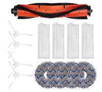 Kit de rechange pour robot aspirateur IMOU RV2 avec filtre, brosse principale, brosses latérales et lingettes, kit d'accessoires de 13 pièces
