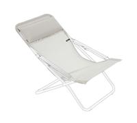 Toile de rechange + Têtière LAFUMA pour Bain de soleil Transabed Batyline Iso - Beige Seigle