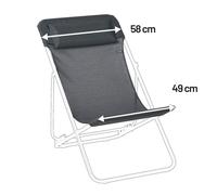 Kit De Rechange Transat - Maxi Transat + - Batyline® Duo - Gris Obsidian - Lafuma Mobilier
