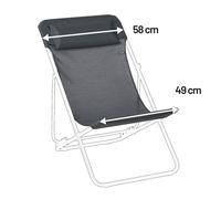 Kit De Rechange Transat - Maxi Transat + - - Gris Obsidian - Lafuma Mobilier