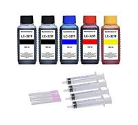 Kit de recharge - 4 x 100 ml d'encre noir, cyan, magenta, jaune de qualité supérieure pour LC-3217 + LC-3219 XL