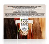 Garnier - Coloration Permanente - Sans Ammoniaque - 90% d'Ingrédients d'Origine Naturelle - Beurre de Karité - 100% Couverture Cheveux Blancs - Kit Recharge - Blond Foncé Amande (7.0)