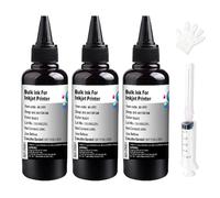 Kit de recharge de cartouche d'encre compatible avec Canon PG-560 CL-561 PG-540 CL-541 PG-540XL CL-541XL 541XL 560XL 561XL PG-40, etc. avec outils de recharge (3BK)