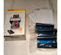 Kit de recharge de cartouches couleur et de papier photo pour station d'impression Kodak PH-160 EasyShare