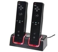 Generique Kit de recharge pour manettes Wii U Noir