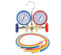 Kit de recharge de réfrigérant R134a - Jauge de précision 23,5 x 20 x 7 cm, pratique | Kit de jauge de tuyau de charge AC, outil AC automobile, pour adultes amoureux familles amis femmes voiture maiso