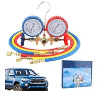 Kit De Recharge De Réfrigérant R134a - Kit De Recharge De Voiture AC, Jauge De Tuyau De Charge AC, Double Manomètre Numérique De Précision, Pratique Pour Les Adultes, Les Amoureux, Familles, A