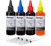 Kit De Recharge D'Encre 100 Ml Pour Cartouches D'Encre 61 60 62 63 950 951 564 920 901 Pour Cartouches D'Encre Rechargeables Ou Système Cis Ciss 4 Couleurs Avec 4 Seringues Gratuites