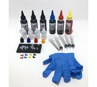 Kit de recharge d'encre, 600 ml, compatible avec les imprimantes jet d'encre de bureau HP, Canon, Brother, Epson, Lexmark Accessoires de recharge pour cartouches