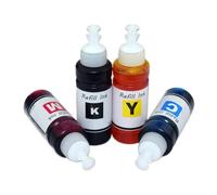 Kit de recharge d'encre pigmentée et colorante à base d'eau, paquet de 4 bouteilles de 100 ml compatibles avec Expression XP-5100, XP-5105, WF-2860, WF-2865 pour systèmes de cartouches T502XL T202XL