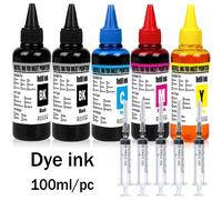 Kit de recharge d'encre pour imprimante HP 301 302 304 305Xl, pour imprimante jet d'encre Epson Canon 40 41 445 446 Brother Lexmark Samsung Dell 3PCS-CMY