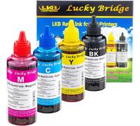 Kit de recharge d'encre pour imprimante HP 950 951 60 61 952 902 901 61 60 62 63 21 22 920 940 934 564 932 933 711 970 971 92 94 95 96 97 ou système CIS CISS 4 couleurs Noir/magenta/cyan/jaune