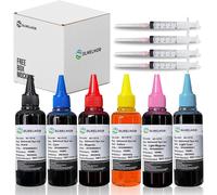 Kit De Recharge D'Encre Universelle Pour Imprimante À Jet D'Encre Epn Canon Hp Brother Lexmark Samsung Dell Kodak Cartouches Rechargeables Système Ciss Cis 6 Couleurs 100 Ml Par Flacon