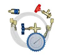 Kit de Recharge pour Climatisation Automobile | Kit De Remplissage Pour Climatisation - Jeu De Manomètres Avec Raccords Rapides Pour Camion VR Automobile Maison Entretien