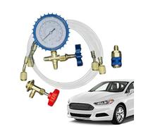 Kit de Recharge pour Climatisation, Kit De Recharge De Climatisation Auto, Jeu De Manomètres Avec Raccords Rapides Pour Camion VR Automobile Maison Entretien