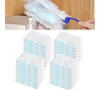 Kit de Recharge Swiffer Poussière - 1 Poignée Plumeau Long et 1 Poignée Plumeau Court, Retient la Poussière (40 Pièces) pour le Bureau, l'École et la Maison