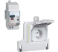 Kit de recharge véhicule électrique - LEGRAND - 090470 - IP66 - IK08 - Prêt à poser