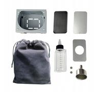 Kit De Réchaud De Camping À Alcool, Outil De Pique-Nique De Poche, Léger, Style Barbecue H