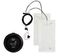 Kit de réchauffement de siège auto pour le dos et l'assise 2 tapis chauffants pa