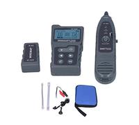 Kit de recherche de câble réseau NF 8209 avec émetteur-récepteur et terminal distant - Recherche de ligne électrique portable pour réseau téléphonique extérieur et lignes
