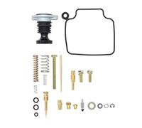 Kit de reconstruction de carburateur compatible avec Honda FourTrax 300 TRX300 TRX300FW 1993-2000, comprend une vis à ressort de pompe d'amorçage et 120 jets principaux, construction en métal pour une