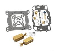 Kit de reconstruction de carburateur compatible avec les modèles Edelbrock 1477 1400 1404 1405 1406 1407 1409 1411 - Pièces de réparation de carburateur en métal de qualité