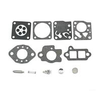 Kit de reconstruction de carburateur de tronçonneuse 12 pièces pour scie Remington - Pièces de mélangeur de carburant pour scie à chaîne Tillotson HU6A, HU23A - Kit de remplacement de carburateur