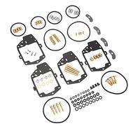 Kit de Reconstruction de Carburateur pour Goldwing 1000 GL1000 - Remplacement Complet de 118 Pièces avec Joint, Aiguille, Jet, Ressort, Assistant de Reconstruction du Système de