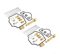Kit de reconstruction de carburateur pour motos RGV250 Gamma VJ21 (1988-1991) et VJ22 (1991-1996) - Lot de 2 pièces en laiton et caoutchouc