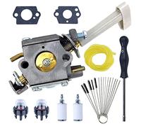 Kit de reconstruction de carburateur pour souffleur à feuilles à dos Ryobi avec filtres à carburant, conduites de carburant, ampoules d'amorçage, kit d'outils de nettoyage bp42 carburateur RY08420