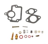 Kit de reconstruction de carburateur pour tracteur Farmall IH pour modèles de moissonneuse internationale H HV I4 O4 W4 avec kit de ralenti ressort à vis et emballage d'origine pour aiguille de charge
