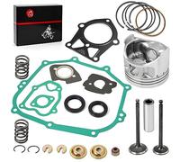 Kit de reconstruction de moteur 285 cc avec piston STD + bague + joint d'étanchéité + soupape d'admission d'échappement pour Yamaha 1989-1996 Golf Cart G2 G5 G8 G9 G11