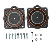 Kit de reconstruction de pompe à air de rechange compatible avec les pompes à air linéaires HP-80 HP-60 - Comprend 2 diaphragmes, 8 vis de montage, 6 accessoires - Recommandé pour un entretien